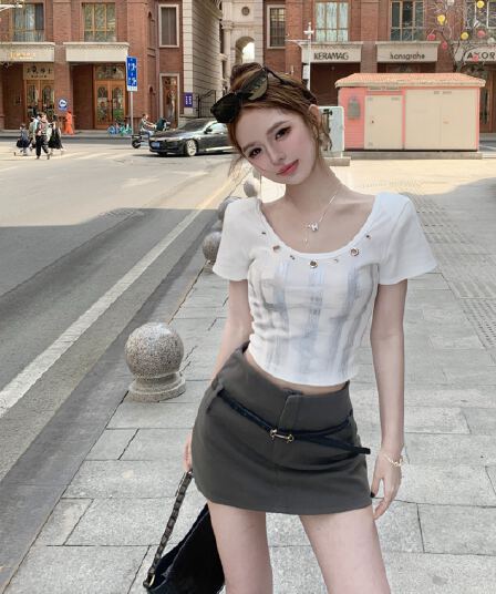 있음 선적 모달 원단 260 그램 핫걸 쇼트 스타일 맨위
