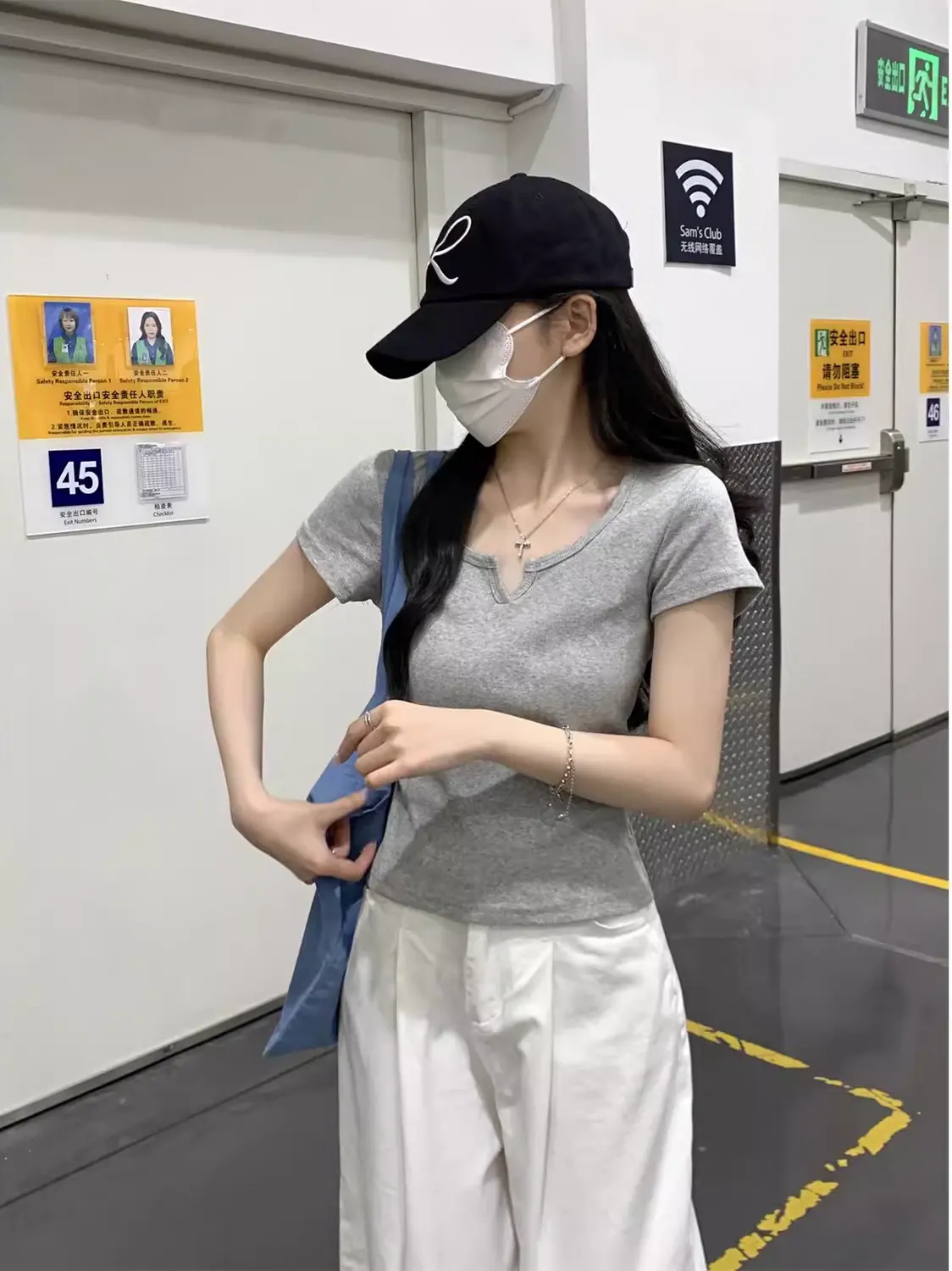 여름 슬림핏 반소매 티셔츠 상세 이미지 7