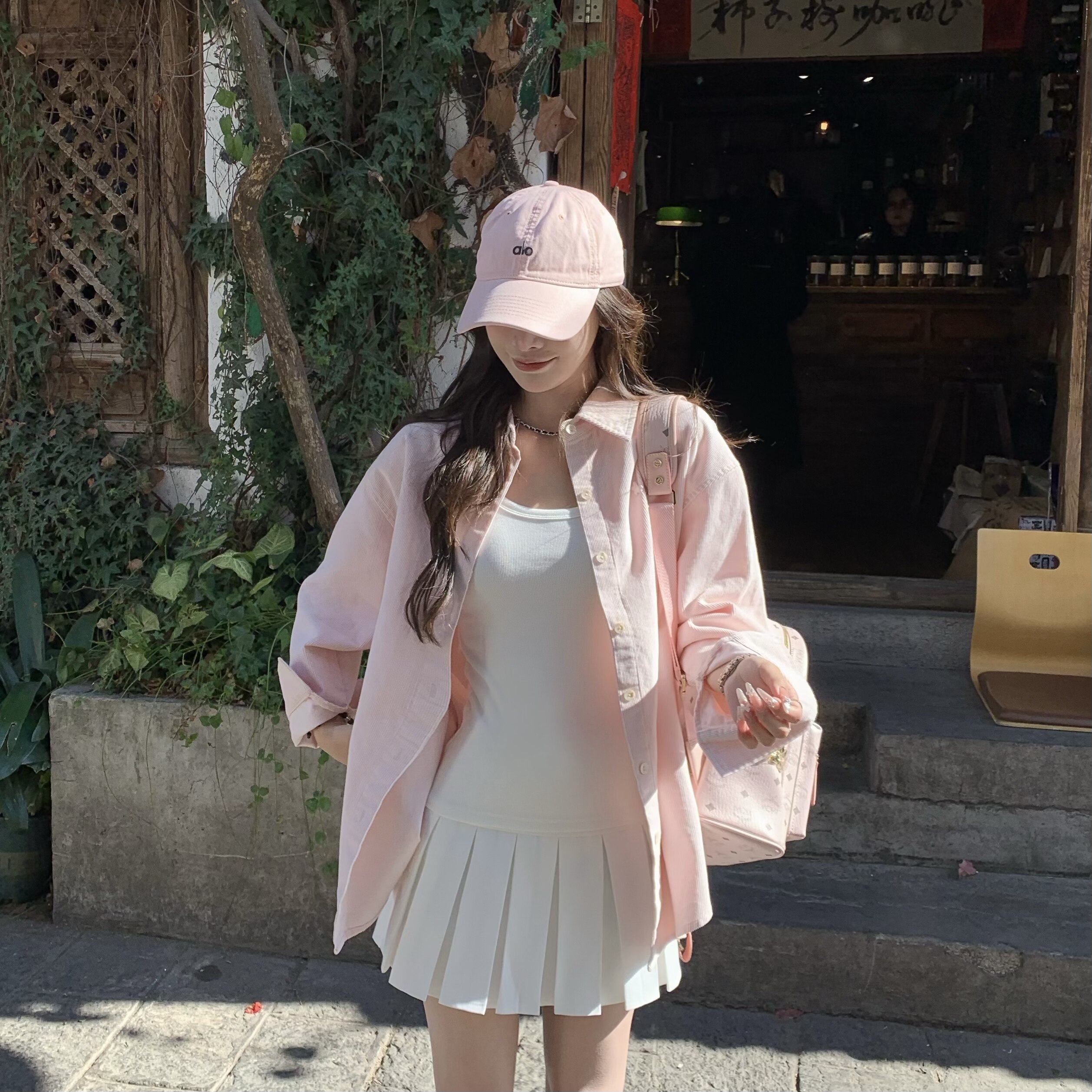 韩系慵懒小马长袖衬衫女春夏新款休闲宽松气质衬衣外贸跨境爆款