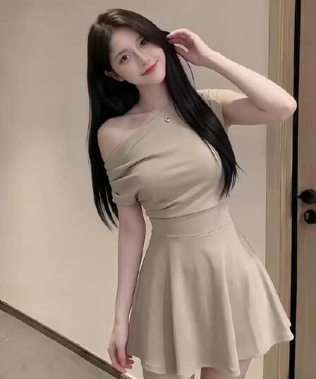 빛 요리 한 로얄 자매 착용 가져 가라. 고급 센스 품격 허리 수축 슬림해 보이는 미니 스커트 고유 한 슈퍼 잘 생긴 ~ 중 드레스 2026 여름