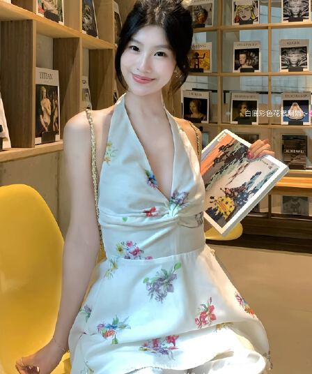 행침 목 백리스 시폰 셔츠 여성 2026 여름 부드러운 품격 휴가 바람 몸매 가꾸기 Chic 맨위