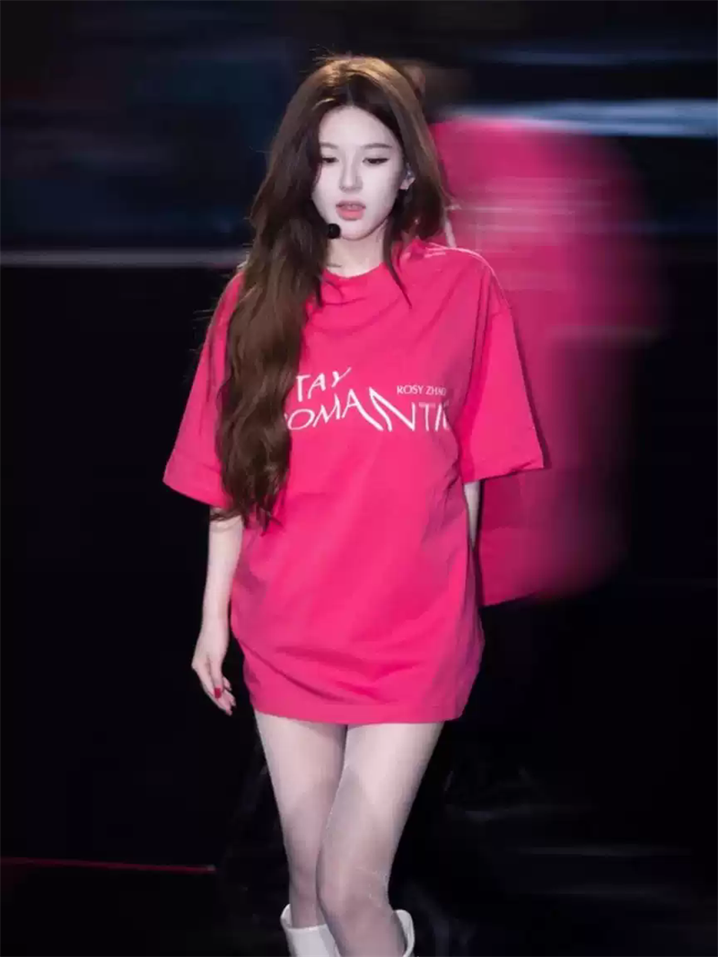 한국 대외 무역 국경 간 폭발 210 그램 이후 패키지 칼라 여름 한 부서 반팔 티셔츠 여성 한국 스타일 루즈핏 빅 사이즈 인쇄 0