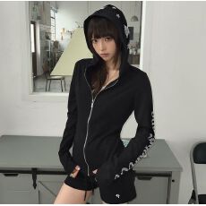 批发压钻+白金拉链 雪花棉防晒罩衫女韩国韩单<b class='q'>外贸</b>跨境防晒夏春秋<b class='q'>外套</b>