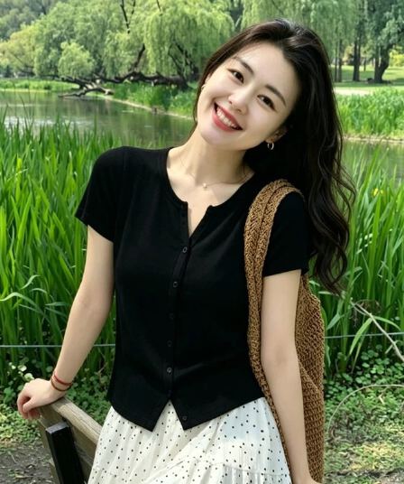 털 짠 셔츠 프랑스식 검정색 얼음 실크 반팔 니트 오픈 가디건 여성 여름 품격 몸매 가꾸기 고유 한 아름다운 쇼트 스타일 맨위