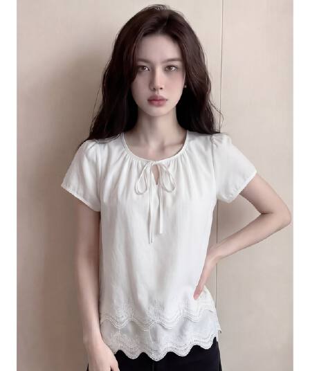 사면 신축 패치워크 품격 반팔 셔츠 디자인 센스 패션 루즈핏 슬림해 보이는 외국 가스 티셔츠 맨위 한국 대외 무역