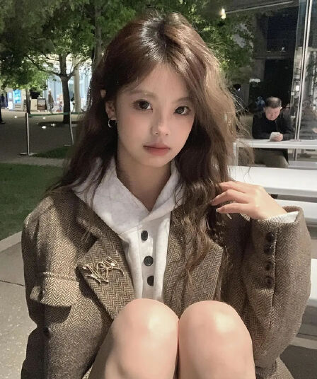 원본 원단 사실 주머니 세트 새로운 한 부서 블레이저 새로운 후드 털이 있는 긴팔 드레스