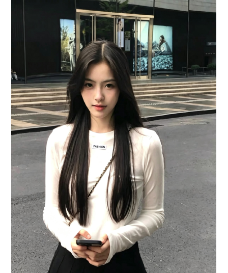 화이트 라운드 넥 몸매 가꾸기 슬림해 보이는 긴팔 티셔츠 여성 가을 새로운 인사이드 가져 가라. 기본 셔츠 맨위 한국 끝났어 대외 무역 폭발