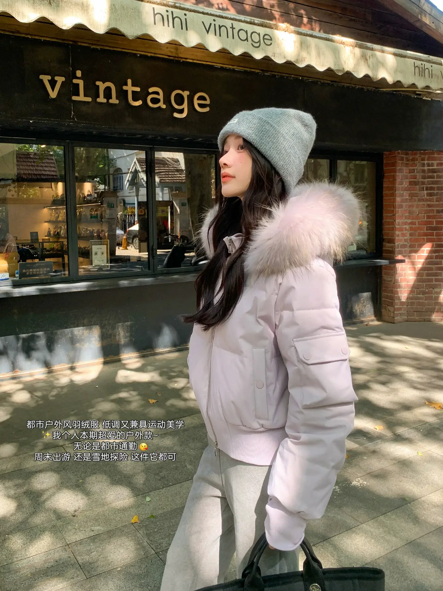 퍼 칼라 후드 면 패딩 (4color) 상세 이미지 2