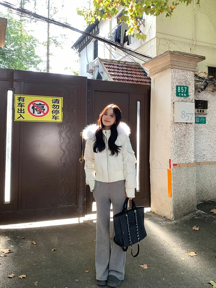 퍼 칼라 후드 면 패딩 (4color) 상세 이미지 55