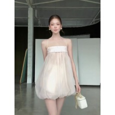 批发【琉璃花】清冷系小众新中式侘寂风俏皮<b class='q'>花苞</b>短裙