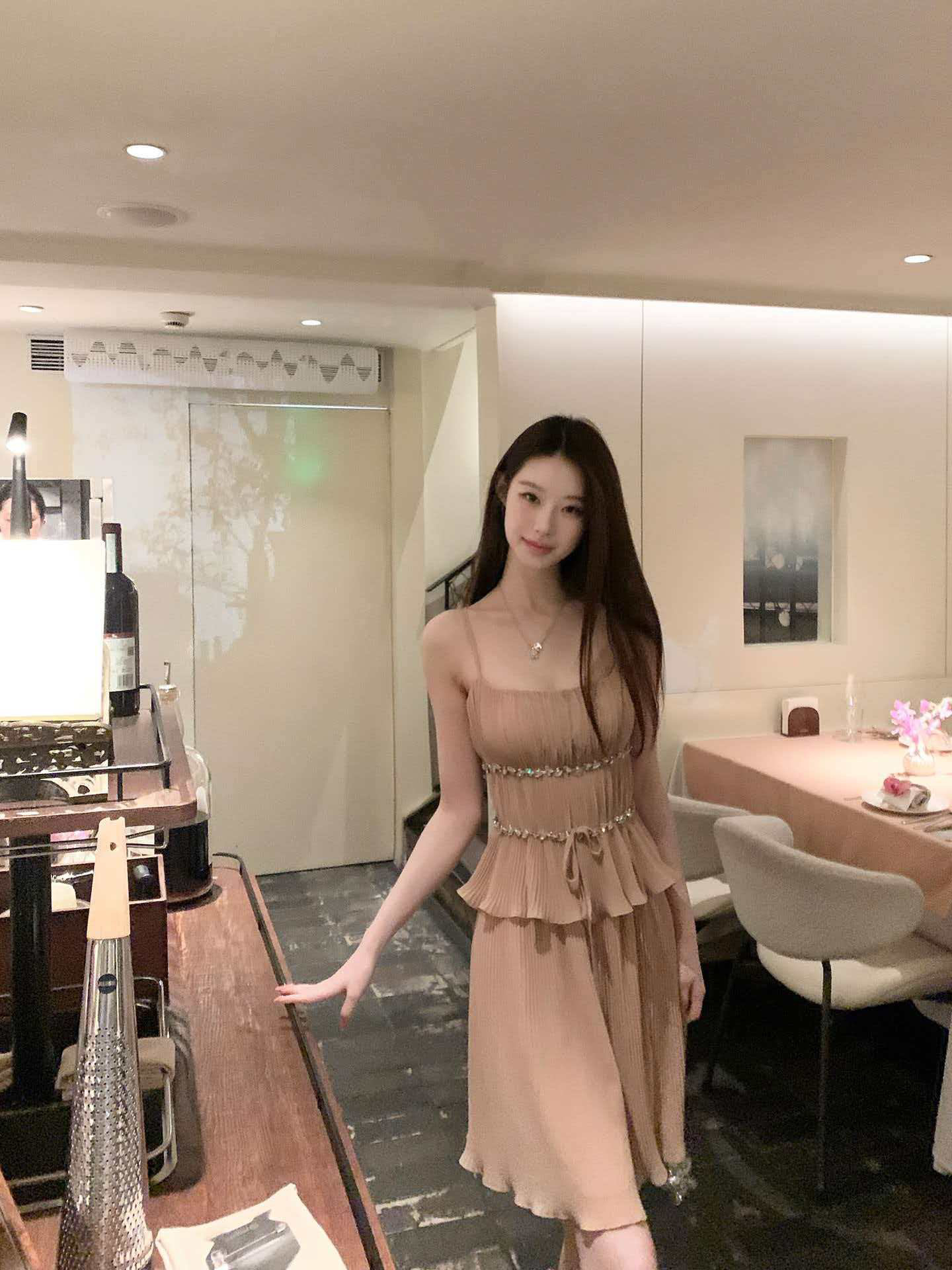 훈련 빛 매번 여름 슬립 반신 스커트