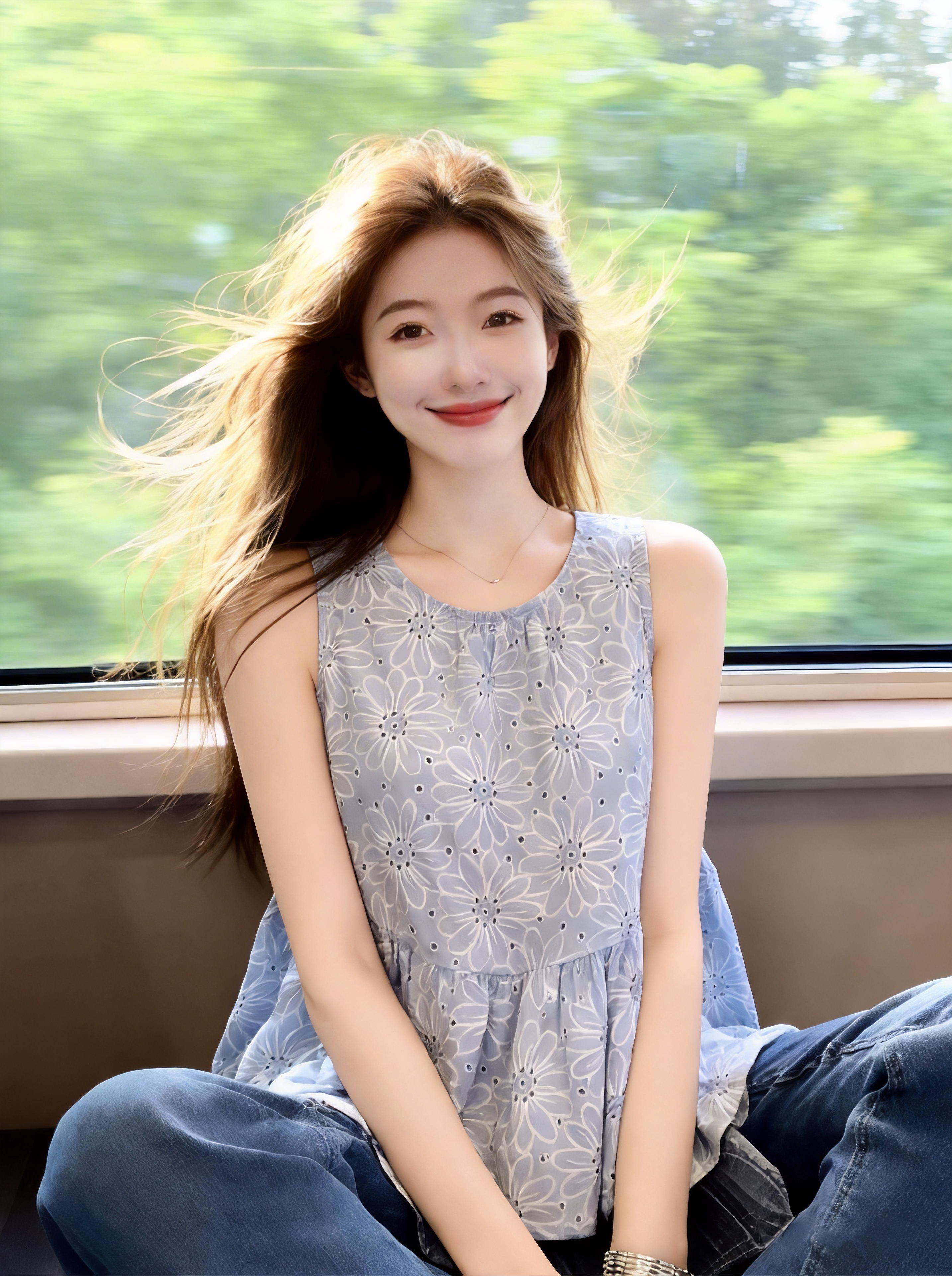 고급 센스 무거운 작업 꽃 민소매 프릴 여성 셔츠 2026 여름 새로운 외국 가스 달콤함 홀로우 아웃 맨위 여성