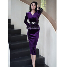 批发2025年秋新款时尚套装女高级感气质名媛小香风长袖百搭上衣半身裙