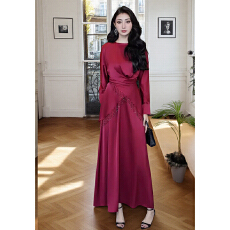 批发<b class='q'>欧美</b>风气质长袖上衣无袖法式宴会婚礼复古性感御姐气质连衣裙<b class='q'>套装</b>