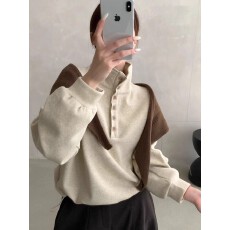 批发2025初冬<b class='q'>新款</b>韩系休闲宽松简约气质卫衣<b class='q'>外套</b>女装时尚百搭高级上衣