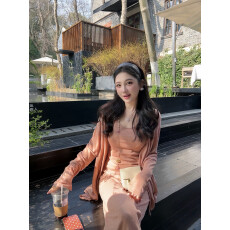 批发春季新款<b class='q'>时尚</b>温柔静奢慵懒风三套<b class='q'>装</b>女无袖背心+显瘦针织衫+休闲<b class='q'>裤</b>