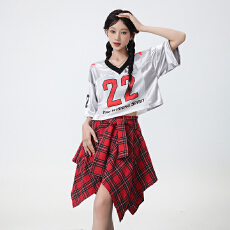 批发学生运动会开幕式入场团体啦啦操健美操表演服成人拉拉队<b class='q'>演出服</b>装