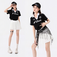 批发2026新款情侣装夏季撞色POLO短袖休闲男女<b class='q'>学生</b><b class='q'>班</b><b class='q'>服</b>校<b class='q'>服</b>套装