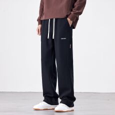 批发休闲裤男士春季2025新款运动卫裤高中青少年直筒裤子男款春秋