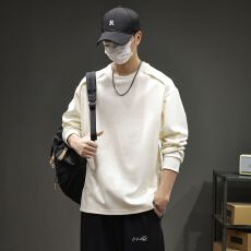 批发2025新款潮牌卫衣男春秋圆领男生长袖t恤秋季男装上衣