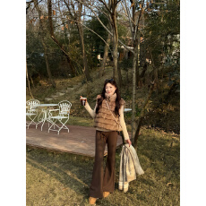 批发实拍~韩版立领仿貂毛坎肩马甲2025年<b class='q'>冬</b>季新款无袖毛毛外套