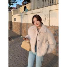 批发狐狸毛轻奢软糯气质年轻款环保皮草毛毛外套女<b class='q'>秋</b>冬小个子