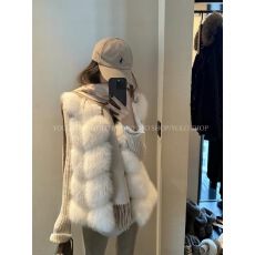 批发YOLO SHOP <b class='q'>冬</b>日特调气质高级感环保毛毛皮草<b class='q'>冬</b>季百搭马甲外套