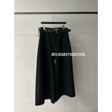批发韩版设计感配腰带高腰显瘦阔腿裤<b class='q'>女</b>秋冬百搭休闲拖地长裤子