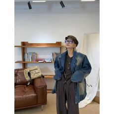 批发2025秋季新款韩版时尚百搭宽松显瘦牛仔外套