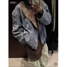 批发秋冬新款毛领皮衣女防寒保暖皮<b class='q'>褂</b>潮加绒加厚小个子皮外套短款