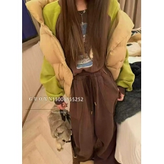 批发ZERO ZERO小崔韩国<b class='q'>东大门</b><b class='q'>代购</b>冬新加绒拼色袖上衣+休闲裤