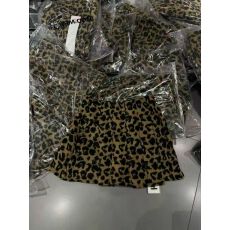批发甜酷辣妹个性豹纹百褶气质显瘦半身裙