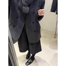 批发韩系2025冬季新款时髦百搭羽绒毛呢西装外套<b class='q'>女</b>