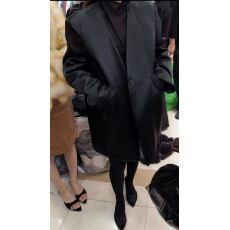 批发黑色复古西装外套女2026春<b class='q'>秋</b>新款韩版休闲宽松高级感上衣