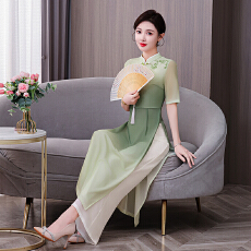 批发2026新款足浴店采耳养生揉式K歌足疗技师工作服套装女<b class='q'>连衣裙</b>