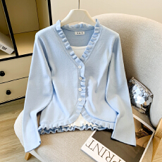 批发实拍 大货 2026春装新款韩版设计感假两件洋气针织衫上衣毛衣女