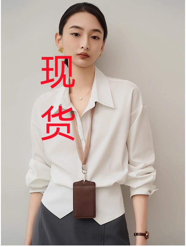 achu 훌륭함 자르기 화이트 허리 수축 여성 셔츠 여름 경력 출퇴근 착용 가져 가라. 셔츠 트임 디자인 센스 맨위