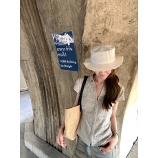批发ASHENONLINE 法兰西手帐 收腰格子衬衫女显瘦气质短袖v领休闲上衣