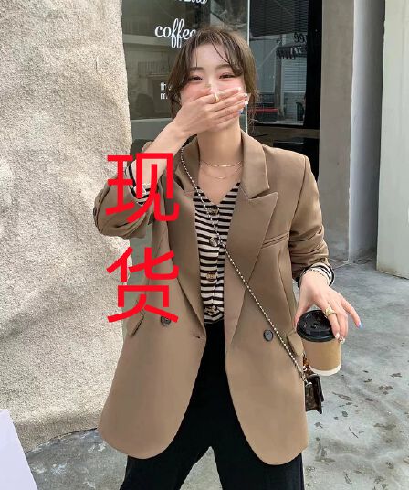 캐주얼 정장 여성 코트 2026 새로운 봄 가을 얇은 스타일 작은 키 품격 작은 양복 정장 디자인 센스 작은 대중