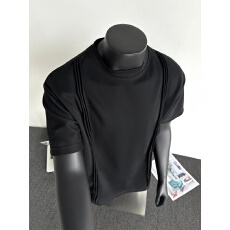 批发260克 华棉 立体织带圆领T恤  M-3XL 支持开票