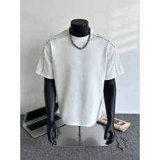 批发260克 华棉 重磅高棉混纺明线T恤 M-3XL 支持开票