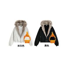 实拍!纯棉复合澳粒绒450克座山雕外套M-3XL#  P70 支持开票