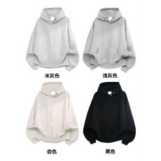 实拍!   360克纯棉华棉仿棉国潮卫衣M-3XL #  P36 支持开票