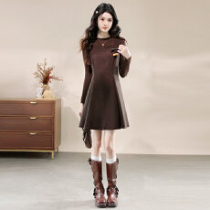 批发实拍大货已出 2025年冬季新款法式复古气质高级<b class='q'>背心裙</b>毛衣两件套