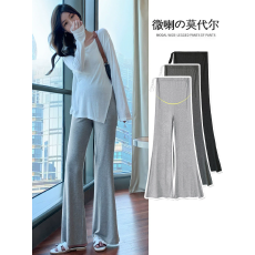 批发孕妇裤2026夏季薄款外穿大码小个子春秋托腹不勒肚子微喇叭<b class='q'>打底裤</b>