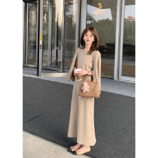 批发小个子秋季新款上衣+半裙两件套时尚法式套装