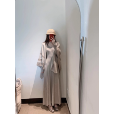 批发V领针织披肩+内搭打底针织连衣裙套装女