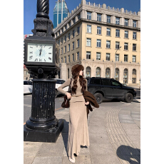 批发高智感气质套装女冬气质姐感外穿内搭两件套