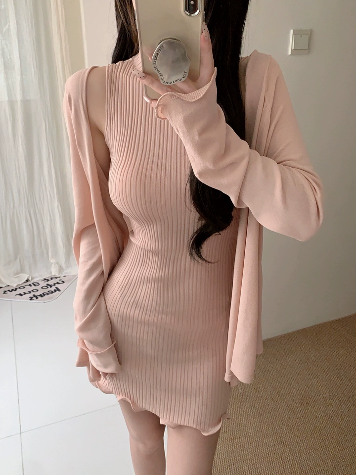 coolline 숲 희 하트 비트 연애 편지 간판 수여 됨 치마 아름다운 드레스 맨위 자외선 차단 오픈 가디건