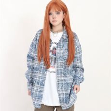 批发港风宽松青年格子<b class='q'>短袖</b><b class='q'>衬衫</b><b class='q'>男士</b>夏季百搭半袖衣服韩版潮流<b class='q'>衬衣</b>外套